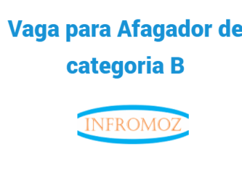 Vaga para Afagador de categoria B