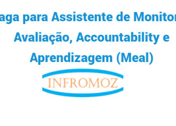 Vaga para Assistente de Monitoria, Avaliação, Accountability e Aprendizagem (Meal)