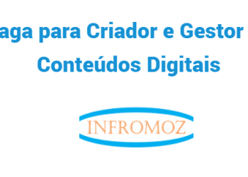 Vaga para Criador e Gestor de Conteúdos Digitais