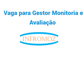 Vaga para Gestor Monitoria e Avaliação (Matola)