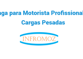 Vaga para Motorista Profissional de Cargas Pesadas