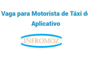 Vaga para Motorista de Táxi de Aplicativo