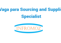 A SLB está a recrutar (1) Sourcing and Supplier Specialist