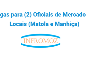 A Save the Children está a recrutar (2) Oficiais de Mercadorias Locais (Matola e Manhiça)