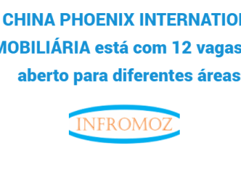 A China Phoenix International Imobiliária está com 12 vagas em aberto para diferentes áreas. Candidate-se já!