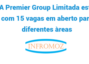 A Premier Group Limitada está com 15 vagas em aberto para diferentes áreas. Candidate-se já!