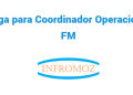 Vaga para Coordinador Operacional FM