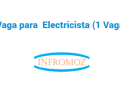 Vaga para Electricista (1 Vaga)
