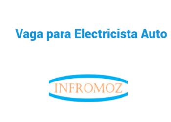 Vaga para Electricista Auto (1 vaga)