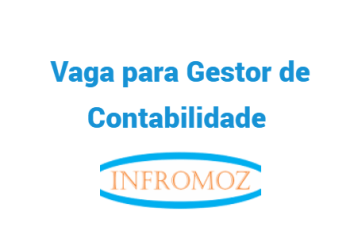 Vaga para Gestor de Contabilidade