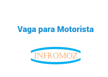 Vaga para Motorista