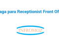 Vaga para Receptionist Front Office (1 vaga)