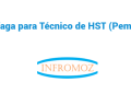 Vaga para Técnico de HST (Pemba)