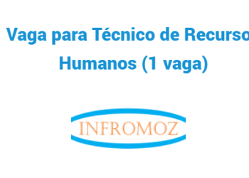 Vaga para Técnico de Recursos Humanos (1 vaga)