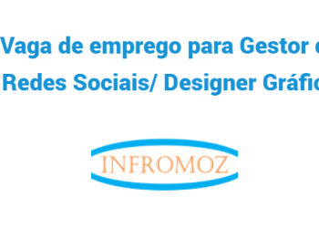 Vaga para Gestor de Redes Sociais/ Designer Gráfico