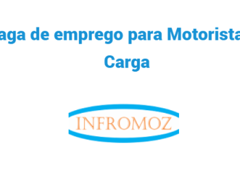 Vaga para Motorista de Carga