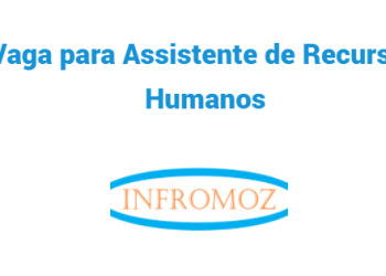 Vaga para Assistente de Recursos Humanos (1 vaga)