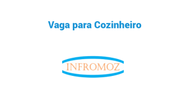Vaga para Cozinheiro