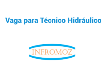 Vaga para Técnico Hidráulico