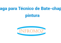 Vaga para Técnico de Bate-chapa e pintura (1 vaga)