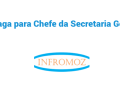 Vaga para Chefe da Secretaria Geral
