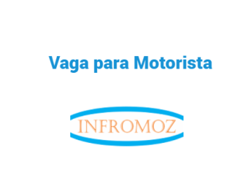 O FNB está a recrutar (1) Motorista