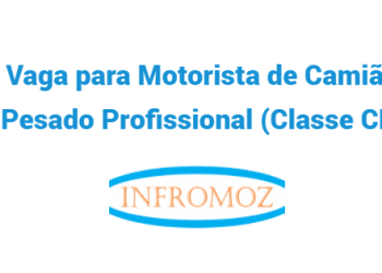 Vaga para Motorista de Camião Pesado Profissional (Classe CE)
