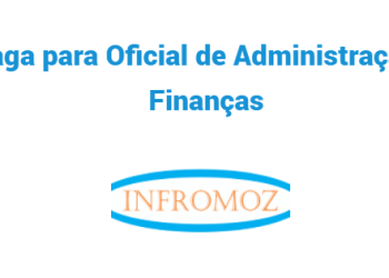 Vaga para Oficial de Administração e Finanças