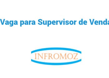 Vaga para Supervisor de Vendas