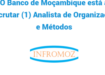 O Banco de Moçambique está a recrutar (1) Analista de Organização e Métodos