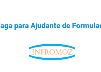 Vaga para Ajudante de Formulação