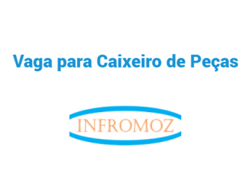 Vaga para Caixeiro de Peças