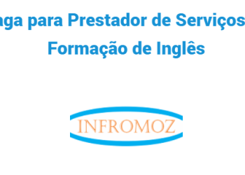 Vaga para Prestador de Serviços de Formação de Inglês