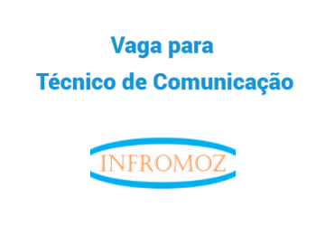 Vaga para Técnico de Comunicação