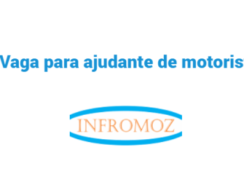 Vaga para Ajudante de Motorista