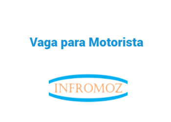 Vaga para Motorista