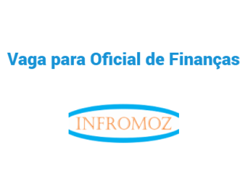 Vaga para Oficial de Finanças