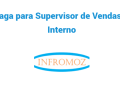 Vaga para Supervisor de Vendas – Interno