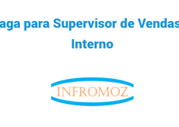 Vaga para Supervisor de Vendas – Interno